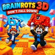 Brainrots 3D: Don’t Fall Down!