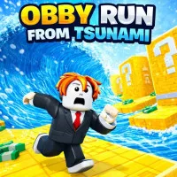 Obby Run From Tsunami