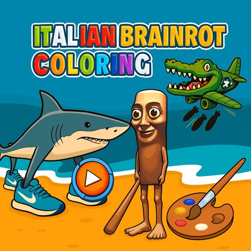 how to play Italian Brainrot Coloring