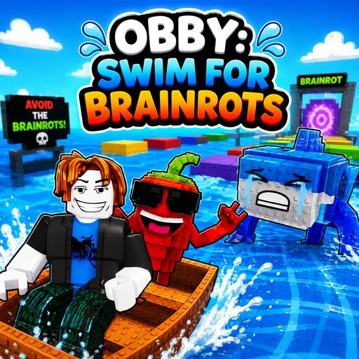 Obby: Swim for Brainrots online game